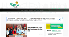 Desktop Screenshot of nigeriainfo.fm