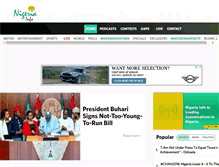 Tablet Screenshot of nigeriainfo.fm
